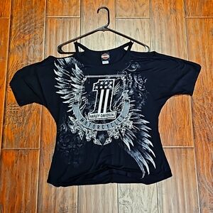 Harley Davidson Rhinestone Top